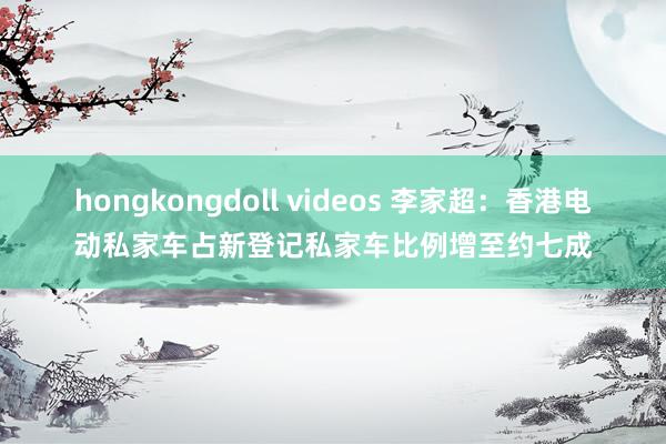 hongkongdoll videos 李家超：香港电动私家车占新登记私家车比例增至约七成
