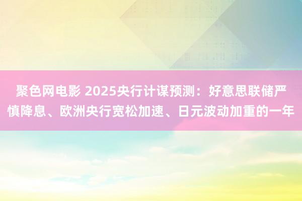 聚色网电影 2025央行计谋预测：好意思联储严慎降息、欧洲央行宽松加速、日元波动加重的一年